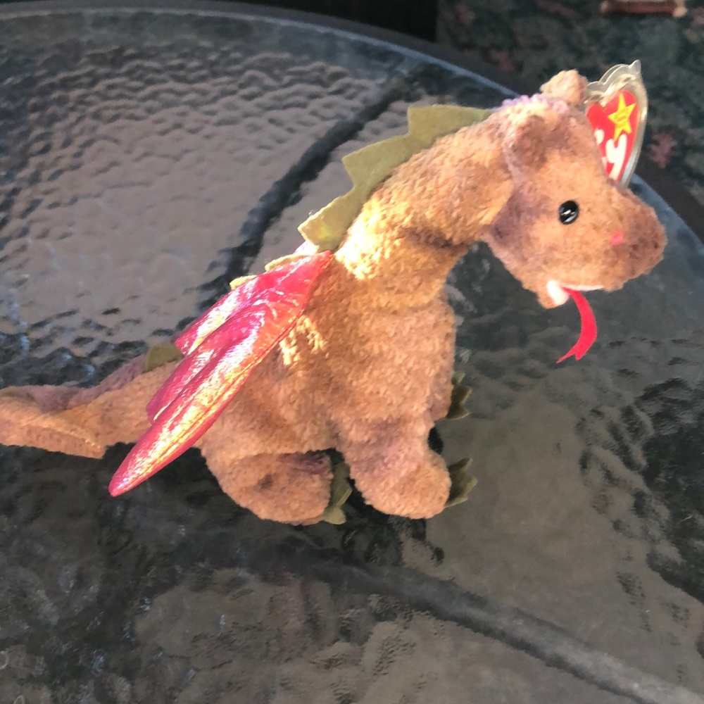 Scorch the dragon ty beanie baby